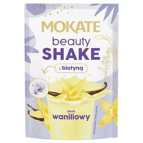 Beauty Shake Funkcjonalny Waniliowy Mokate Z Biotyną 54g Wanilla Biotin