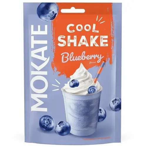 Cool milk shake owocowy jagoda na zimno blueberry mleczny 54g Mokate