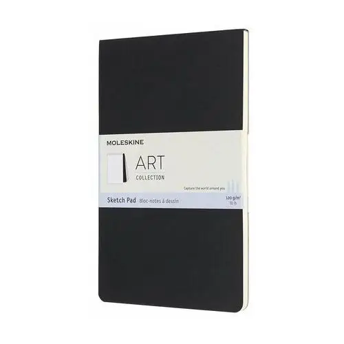 Moleskine Art sketch pad album l 48 stron czarny