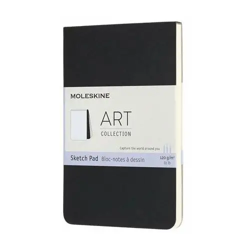 Moleskine Art sketch pad album p (9x14 cm), czarny, 48 stron