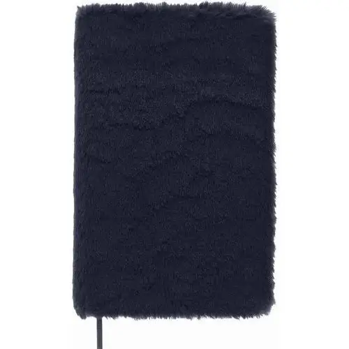 Moleskine Notatnik faux fur l dark blue