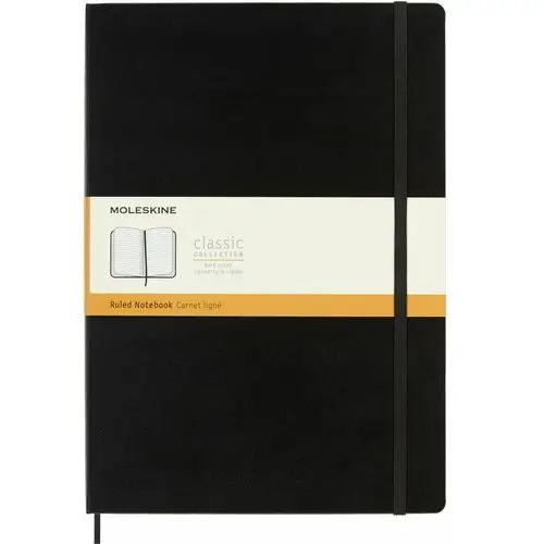 Moleskine Notes classic a4 (21x29,7cm) w linie, twarda oprawa, czarny