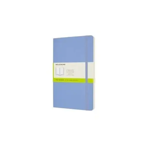 Moleskine Notes classic l (13x21 cm) gładki, miękka oprawa, hydrangea blue, 192 strony, niebieski