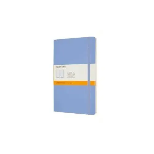 Notes classic l (13x21 cm) w linie, miękka oprawa, hydrangea blue, 192 strony, niebieski Moleskine