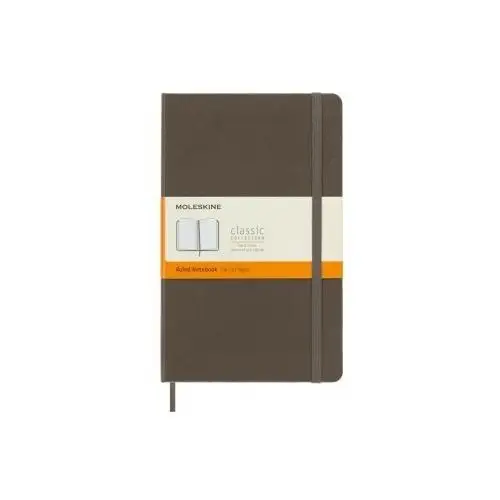Moleskine Notes classic l (13x21 cm) w linie, twarda oprawa, earth brown, 240 stron, brązowy