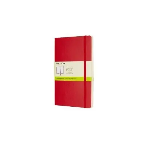 Moleskine Notes classic l, 13x21cm, gładki, miękka oprawa, 192 strony, czerwony