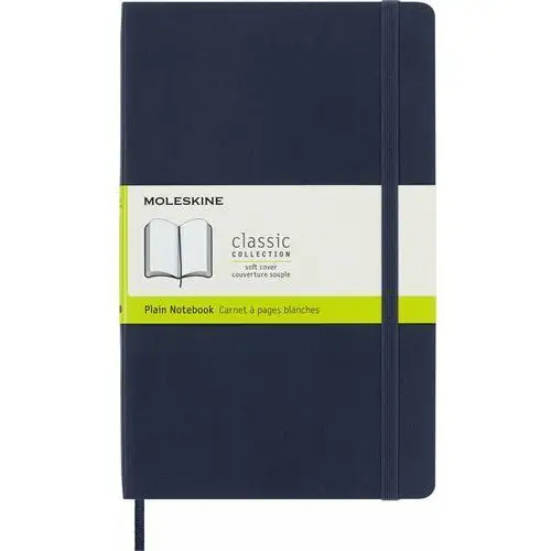 Moleskine Notes classic l (13x21cm) gładki, miękka oprawa, granatowy