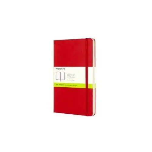 Moleskine Notes classic l (13x21cm) gładki, twarda oprawa, 240 stron, czerwony