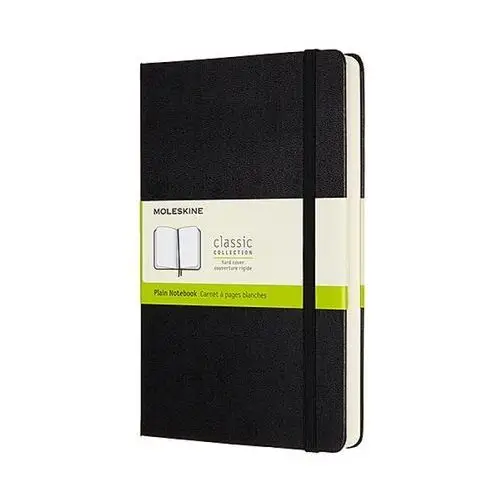 Moleskine Notes classic l (13x21cm), gładki, twarda oprawa, 400 stron, czarny