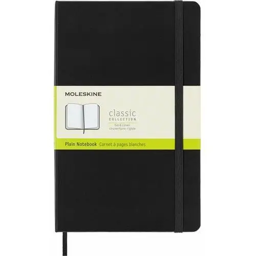 Moleskine Notes classic l (13x21cm) gładki, twarda oprawa, czarny