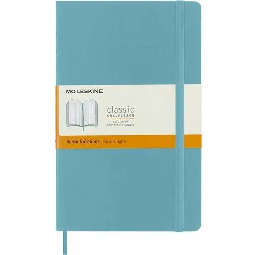 Moleskine Notes classic l (13x21cm) w linie, miękka oprawa, niebieski