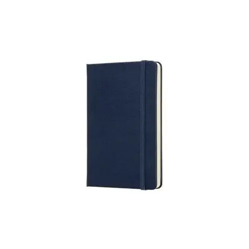 Notes classic p (9x14 cm) w kratkę, twarda oprawa, sapphire blue, 192 strony, niebieski Moleskine