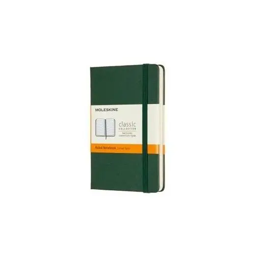 NOTES MOLESKINE CLASSIC P (9X14 CM) W LINIE, TWARDA OPRAWA, MYRTLE GREEN, 192 STRONY, ZIELONY