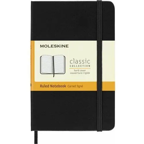 Notes Moleskine Classic P (9x14cm) w linie, twarda oprawa, czarny