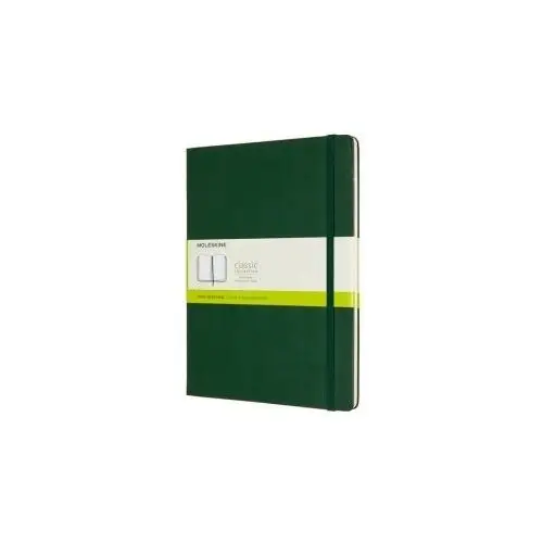 Moleskine Notes classic xl (19x25cm) gładki, twarda oprawa, myrtle green, 192 strony, zielony