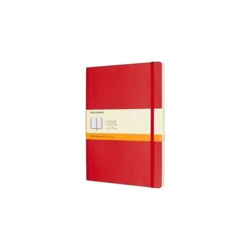 Moleskine Notes classic xl, 19x25cm, w linie, miękka oprawa, 192 strony, czerwony