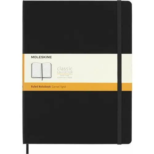 Notes Moleskine Classic XL (19x25cm) w linie, twarda oprawa, czarny