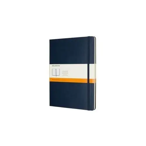 Moleskine Notes classic xl (19x25cm) w linie, twarda oprawa, sapphire blue, 192 strony, niebieski