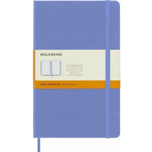 Moleskine Notes l (13x21cm) w linie, twarda oprawa, hydrangea blue, 240 stron