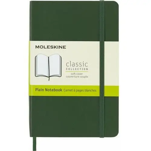Notes p (9x14cm) gładki, miękka oprawa, zielony, 192 strony Moleskine