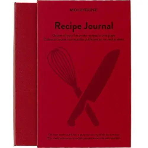 Moleskine Notes passion journal recipe czerwony