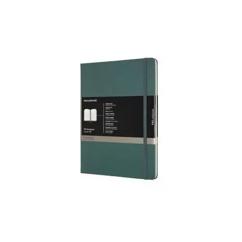 NOTES MOLESKINE PROFESSIONAL XL (19X25 CM), TWARDA OPRAWA, FOREST GREEN, 192 STRONY, ZIELONY