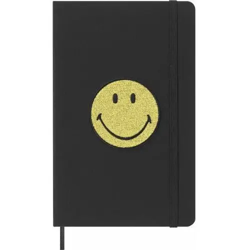 Notes Moleskine Smiley L (13X21Cm) W Linie, Twarda Oprawa, Czarny