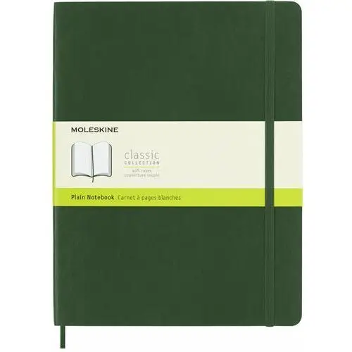 Notes xl (19x25cm) gładki, miękka oprawa, myrtle green, 192 stron Moleskine