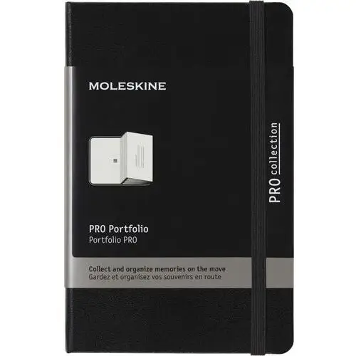 Moleskine Teczka pro portfolio p (9x14cm) czarna, twarda oprawa, 6 kieszonek