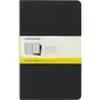 Zestaw 3 Zeszytów Moleskine Cahier Journals L (13x21cm) w kratkę, czarny, 80 stron Sklep