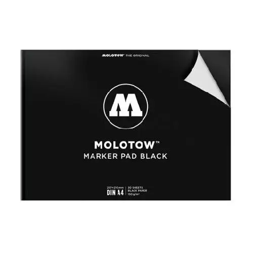 Blok black pad a4 30k 140g Molotow