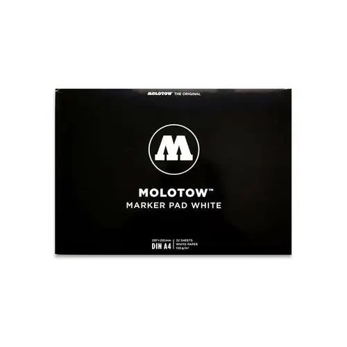 Blok to markerów Molotow Marker Pad White A4 90 g 50 ark