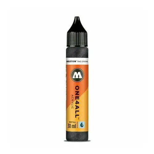 Farba akrylowa Molotow One4All - 30 ml - metallic black 223