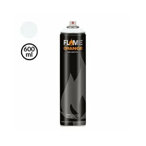 Farba w sprayu Flame Orange - 600 ml - pure white