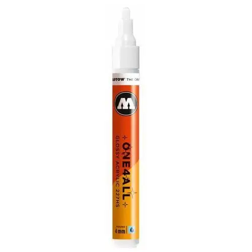 Marker akrylowy Molotow One4All 227HS - round - 4 mm - white gloss