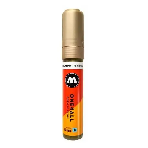 Marker akrylowy one4all 327hs - chisel - 4-8 mm - metallic gold 228 Molotow