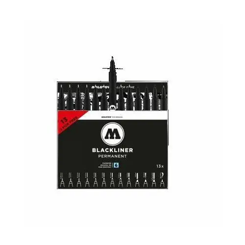 Zestaw Cienkopisów Blackliner Complete Set 13 Molotow