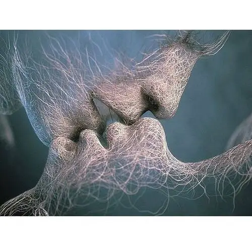 Haft diamentowy pocałunek 55x75 cm Moments