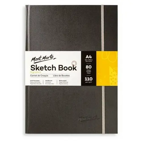 Blok Sketch Book Signature Mont Marte A4 80 Stron, 110gsm