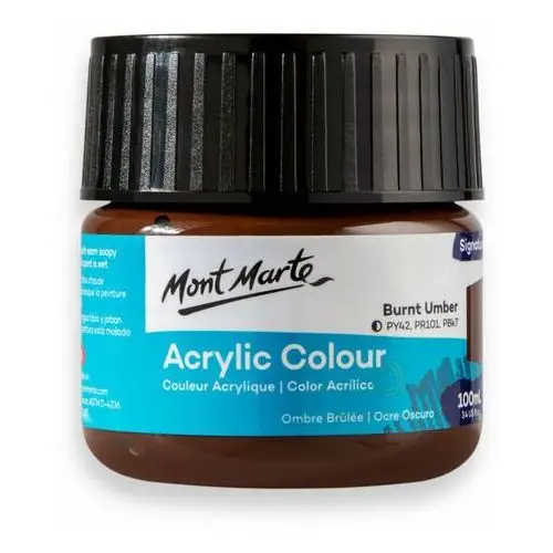 Mont marte Farba akrylowa signature 100ml burnt umber