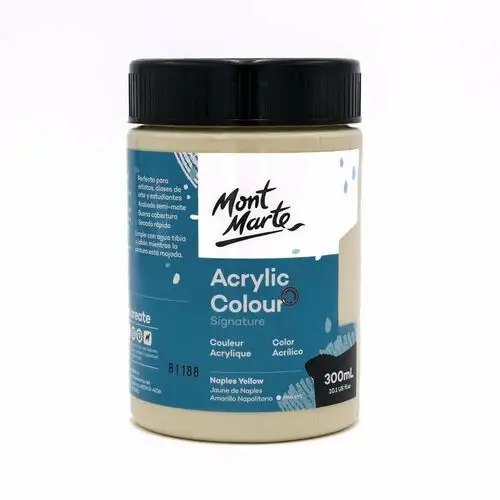 Mont marte Farba akrylowa signature 300ml naples yellow