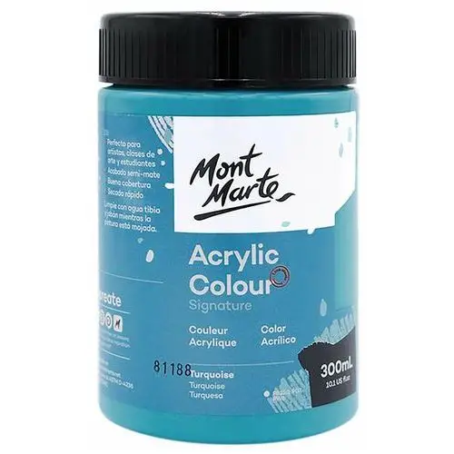 Farba Akrylowa Signature Mont Marte 300ML Turquoise