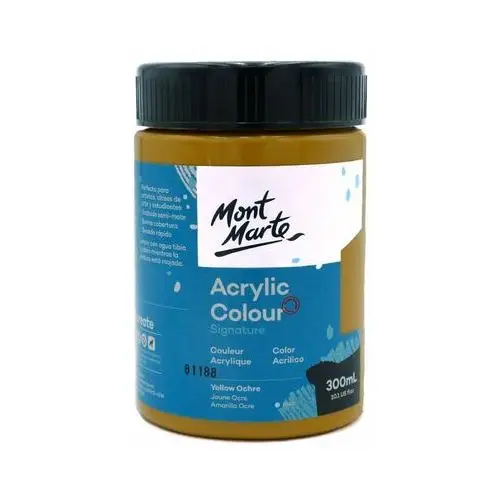 Mont marte Farba akrylowa signature 300ml yellow ochre