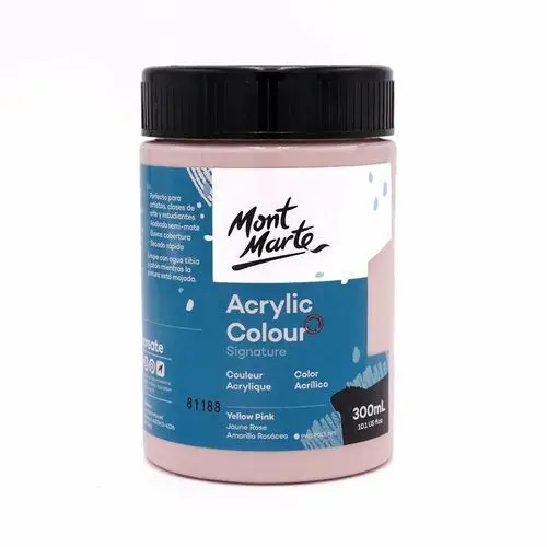 Farba Akrylowa Signature Mont Marte 300ML Yellow Pink