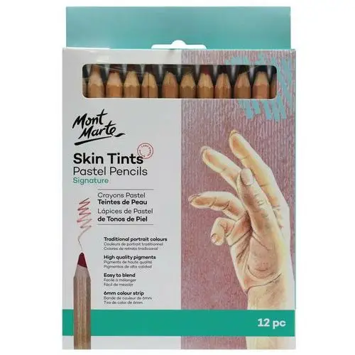 Mont marte Kredki pastelowe skin tints 12szt