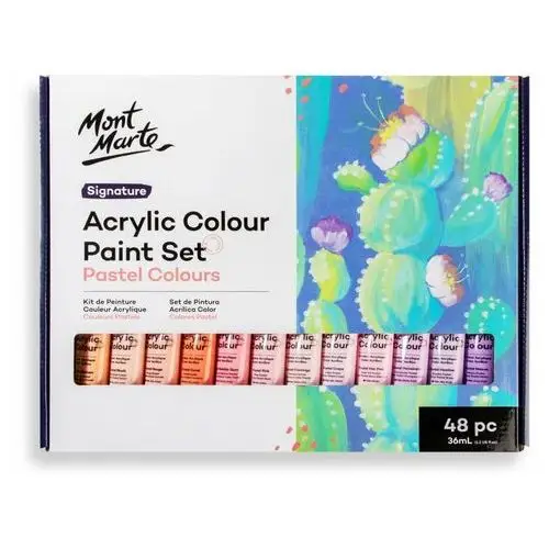 Zestaw akryli pastel 48x36ml Mont marte