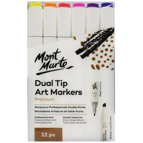 Mont marte Zestaw marker dual 12szt