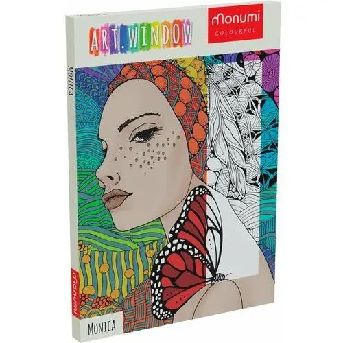 Monumi KOLORORAMKA teens - Monica - Piękna Antystresowa Kolorowanka Dla Każdego 27x39x1,5cm