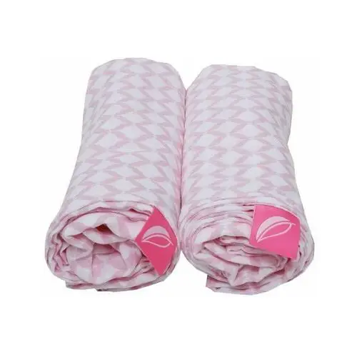 Otulacz muślinowy bawełniany premium 100x120cm classics różowy Motherhood