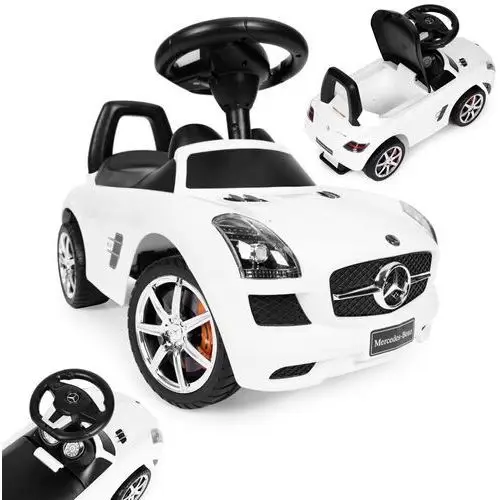 Multistore Jeździk, pchacz dla dzieci mercedes sls amg biały